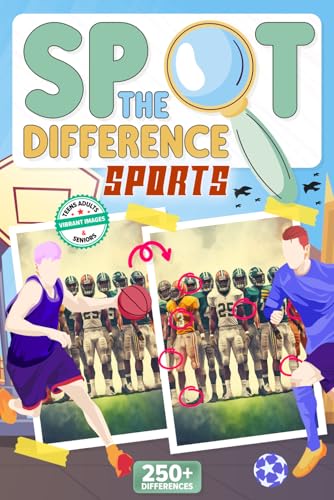 Spot the Difference Sports : Exciting Spot the Difference Book for ...
