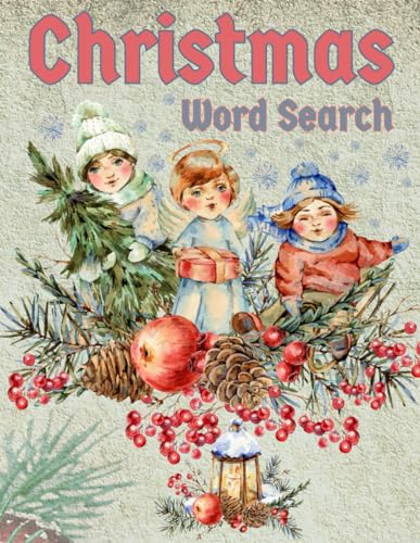 Christmas Word Search Large Print: Christmas Theme Word Find Puzzle Book for Adults, Seniors and Teens