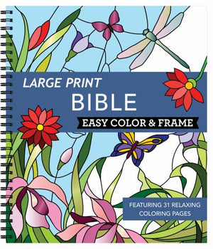 Large Print Easy Color & Frame - Bible