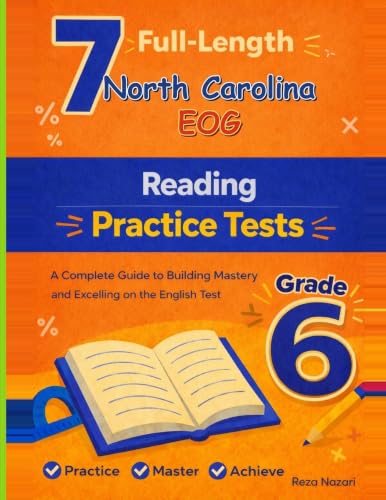 7 Realistic North Carolina EOG Grade 6 Reading Practice Tests By Reza ...