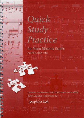 Quick Study Practice For Piano Diploma Exams