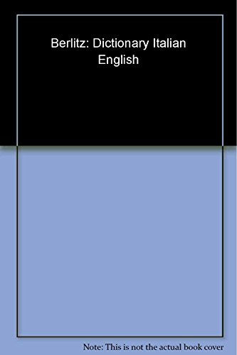 Berlitz Italian-English Bilingual Dictionary