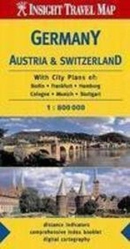 Germany, Austria, Switzerland Insight Travel Map