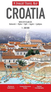 Insight Guides Travel Map Croatia 
