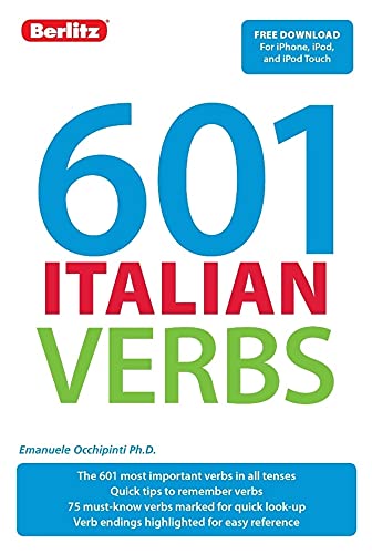 Berlitz 601 Verb Book: Italian