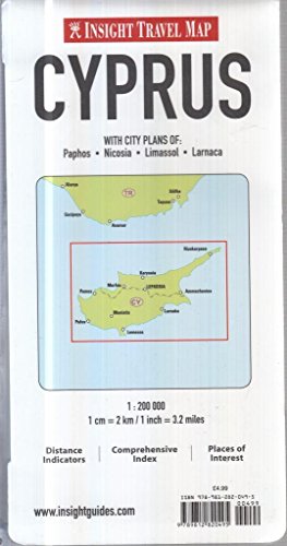 Insight Guides Travel Map Cyprus