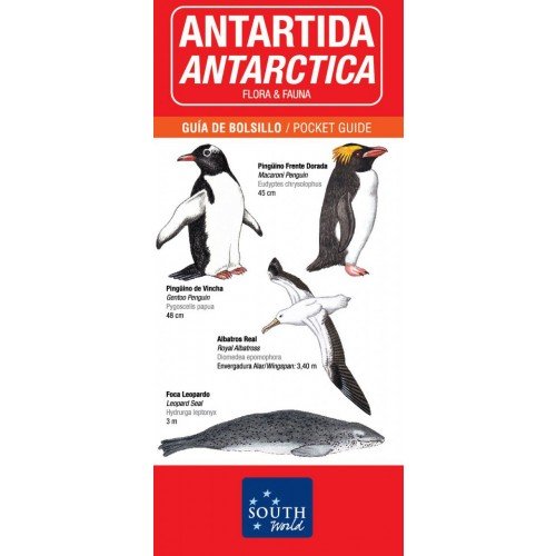 Antartica:Flora & Fauna-Guia De Bolsillo Eng/Esp & Portugues