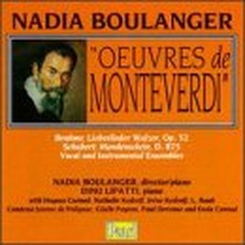 Boulanger: Oeuvres de Monteverdi