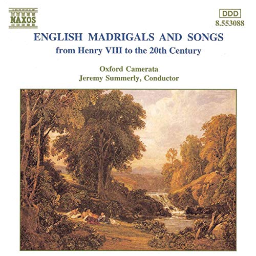 English Madrigals and Songs from Henry VIII to the 20th Century
