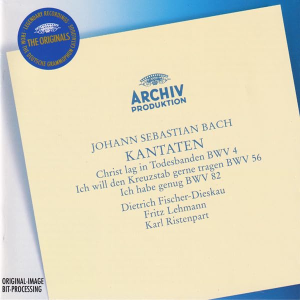 Bach: Cantatas BWV 56, 82 & 4 (DG The Originals)