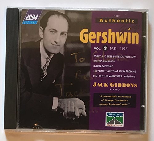 The Authentic Gershwin, Vol.3 [IMPORT]