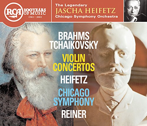 Jascha Heifetz - Brahms, Tchaikovsky: Violin Concertos in D