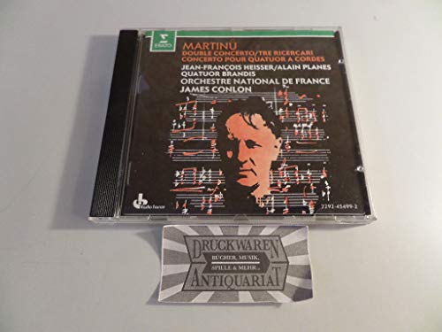 Martinu: Double Concerto for Strings / Concerto for String Quartet and Orchestra / Tre Ricercari