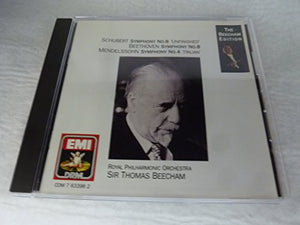 Schubert 8 Unfinished; Beethoven 8; Mendelssohn 4