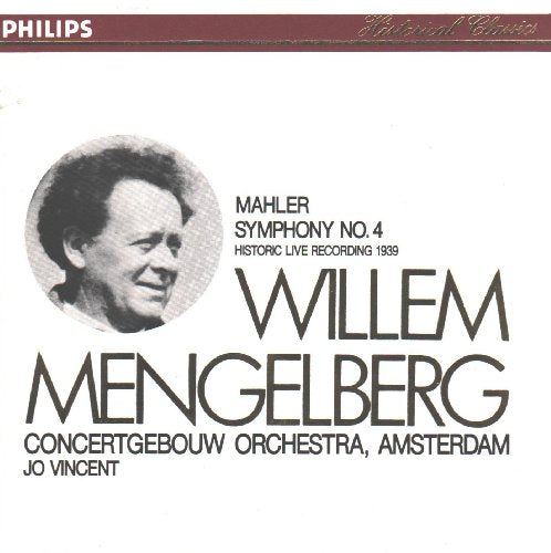 Mahler:SYMPHONY NO.4 / MENGELBERG, VICENT /PHILIPS