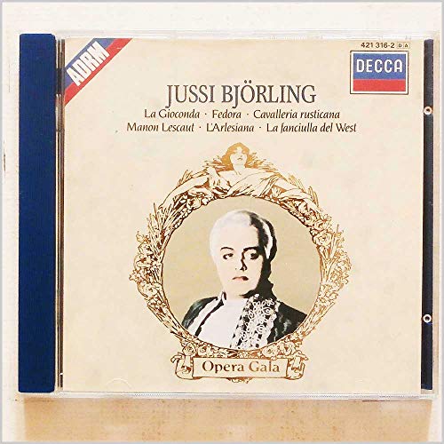 Bjorling sings opera arias:Mascagni, Verdi, Puccini and others