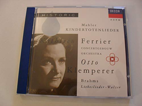 Mahler: Kindertotenlieder / Brahms: Liebeslieder Walzer