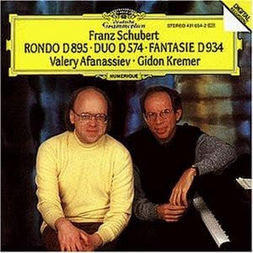 Schubert: Rondo D895; Duo D574; Fantasie D934