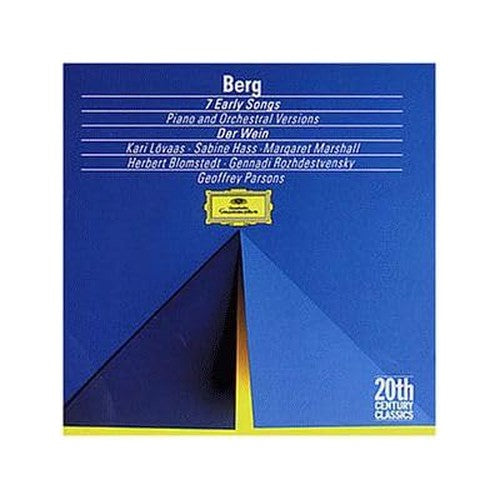 Berg: 7 Early Songs - Piano and Orchestral Versions