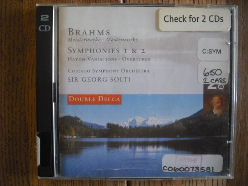 Brahms: Masterworks, Symphonies 1 & 2, Haydn Variations, Overtures
