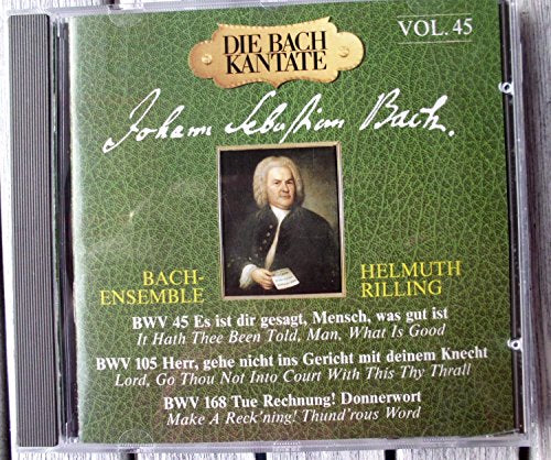 Bach: Cantatas, Vol 45 (BWV 45, 105, 168) /Rilling