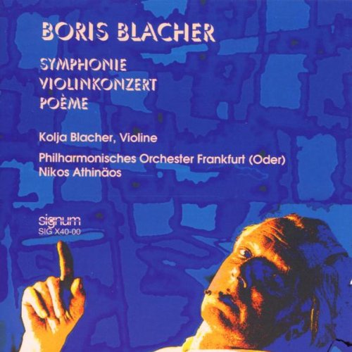 Symphony, Violin Concerto (Blacher, Frankfurt Orchestra)