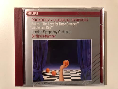 Prokofiev: Symphony No. 1, Lieutenant Kije suite, The Love for Three Oranges suite
