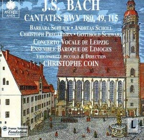 Christophe Coin - Bach: Cantatas (BWV 180, 49, 115 - with violincello piccolo) /Coin