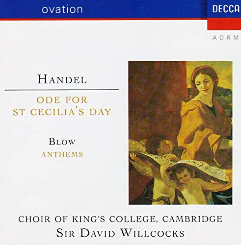 Handel: Ode for St Cecilia's Day / Blow: Anthems