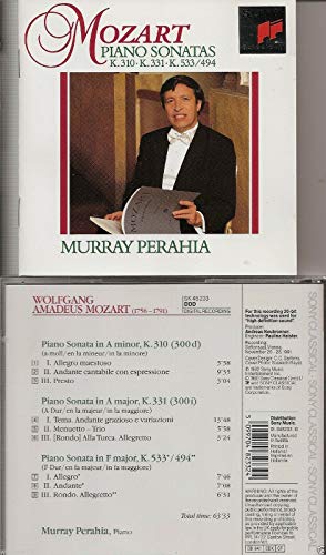 Mozart: Piano Sonatas K310, 331, 533/494