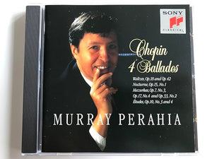 Chopin: 4 Ballades- Waltzes, Op. 18 & 42 / Nocturne, Op. 15, No. 1 / Mazurkas, Op. 7, No. 3 / Op. 17, No. 4 & Op. 33, No. 2 / Etudes, Op. 10, Nos. 3 & 4