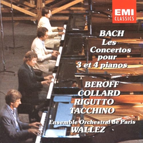 Bach: Concertos For 3 & 4 Pianos