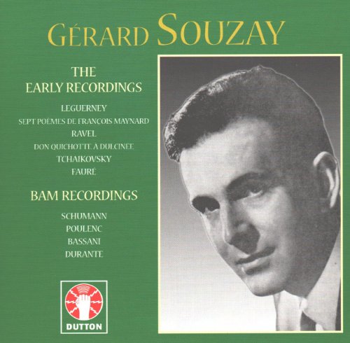 Gérard Souzay - BAM and Early Decca Recordings