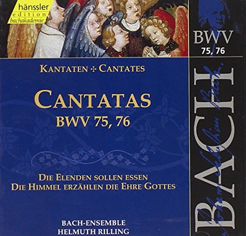 Bach: Cantatas, BWV 75, 76 (Edition Bachakademie Vol 24) /Rilling