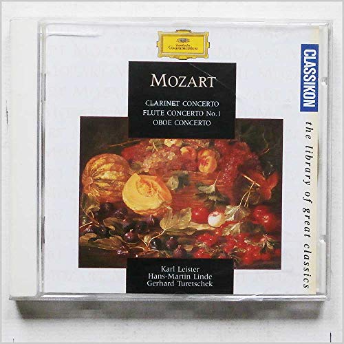 Mozart: Clarinet, Flute & Oboe Concertos