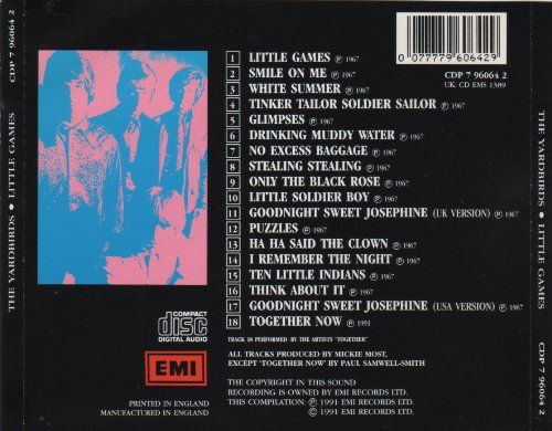 The Yardbirds - Little Games