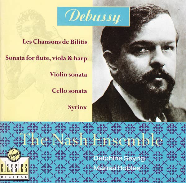 Les chansons de Bilitis, Sonata for Flute, Viola & Harp, Violin Sonata, Cello Sonata