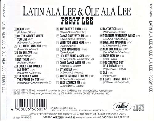 Latin Ala Lee + Ole A La Lee