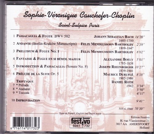 Organ Music from St Sulpice, Paris