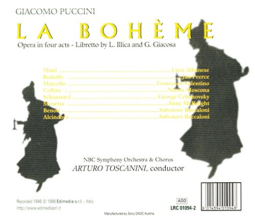 La Boheme (Albanese, Peerce, NBC So, Toscanini)