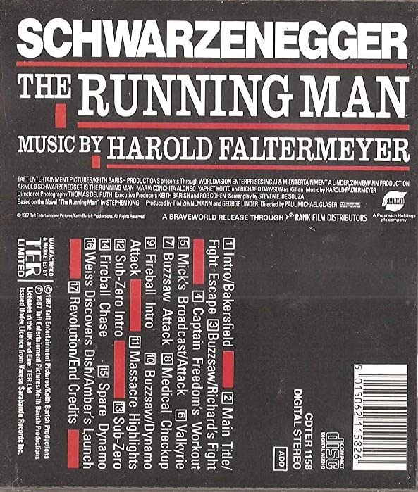 Faltermeyer - The Running Man Original Soundtrack