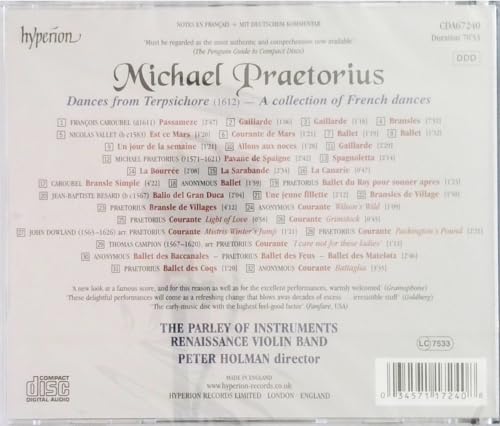 Praetorius: Dances From Terpsichore