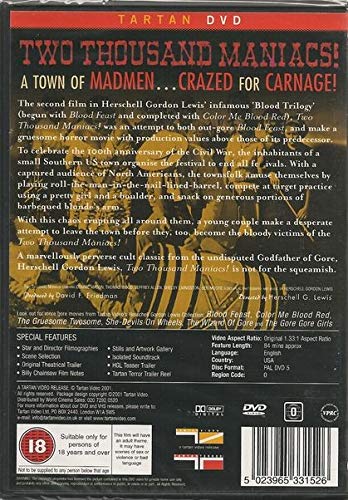 Two Thousand Maniacs! [DVD]