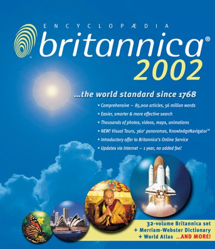 Encyclopedia Britannica 2002 DVD Mac Edition