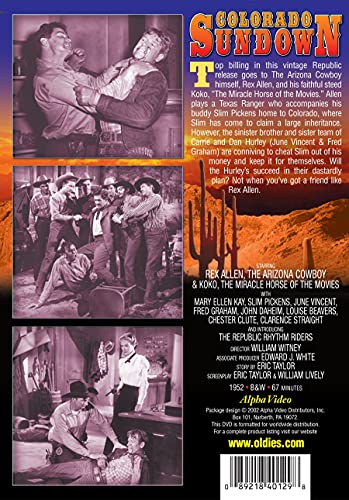 Colorado Sundown (DVD) (1952) (All Regions) (NTSC) (US Import)