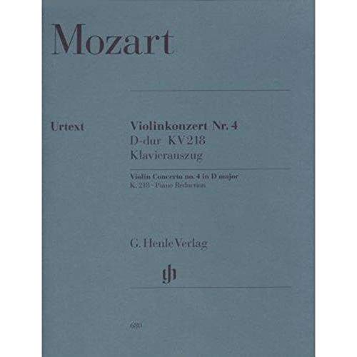 CONCERTO POUR VIOLON N 4 EN RE MAJEUR K. 218