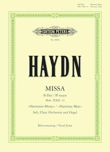 Missa in B Flat Hob. Xxii:14 Harmony Mass (Vocal Score): Sheet 