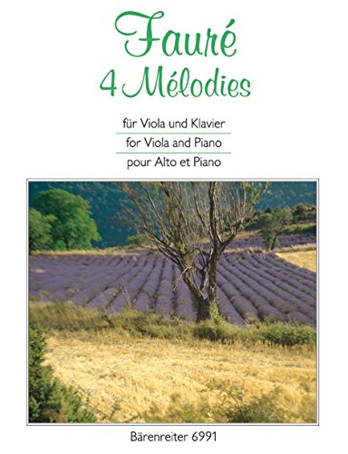 Fauré: 4 Melodies (arr. for viola & piano)