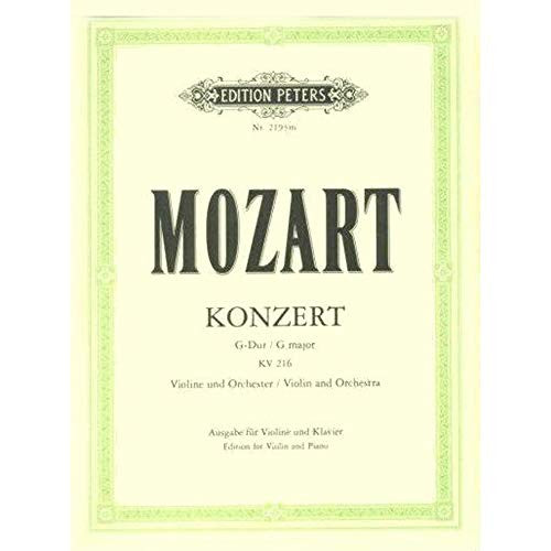 Violin Concerto No. 3 in G K216 (Edition for Violin and Piano)
