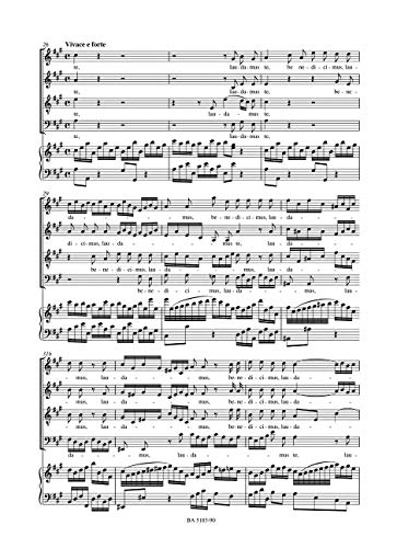 Mass in A major BWV 234 Lutheran Mass 2 (Vocal Score)